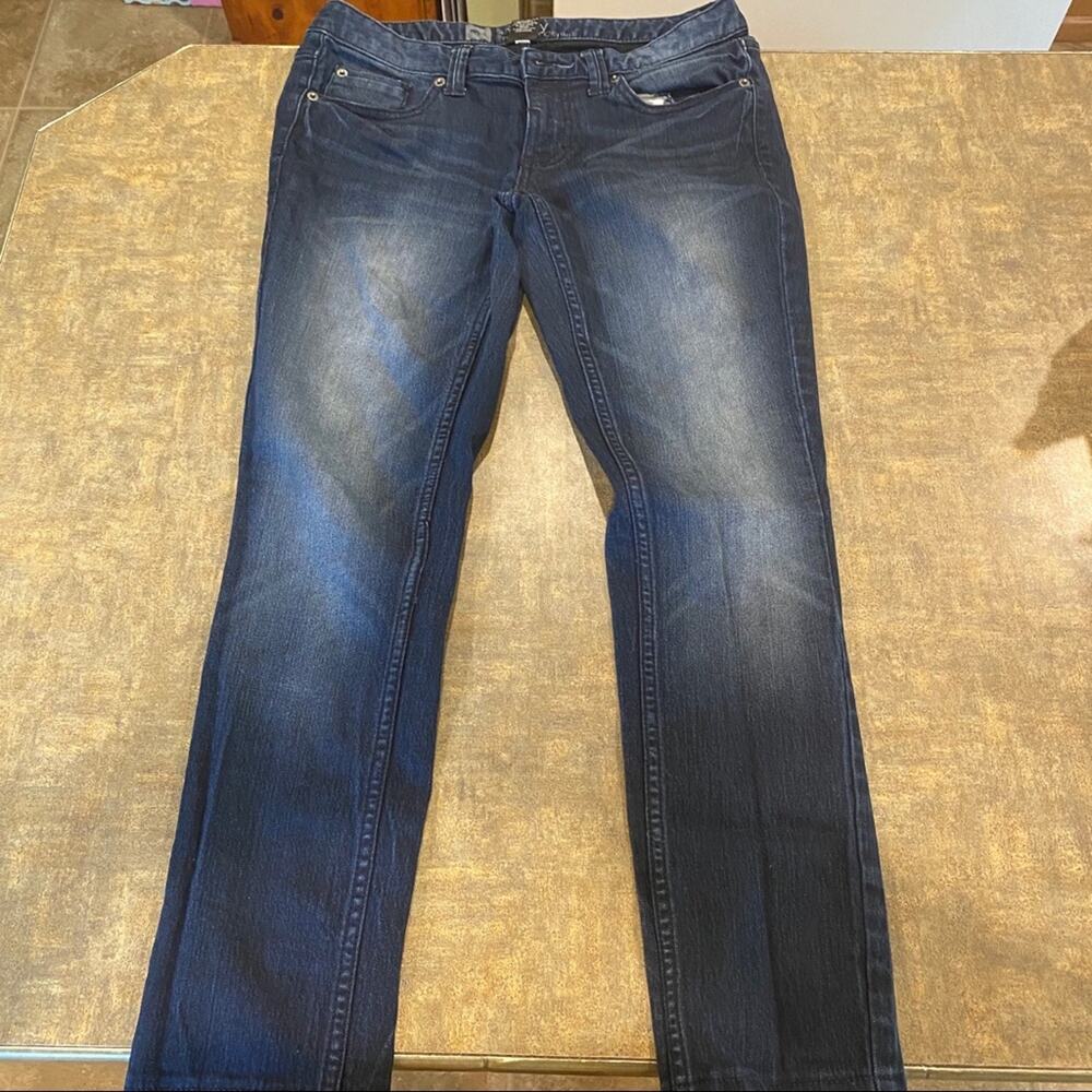 Mossimo Skinny Premium Denim Jeans Women's Size 4 Fit 3 Mid Waist Straight Hip
